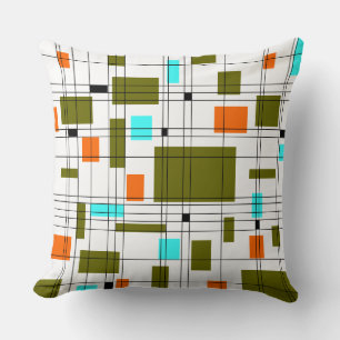 Coussin Grille milieu du siècle