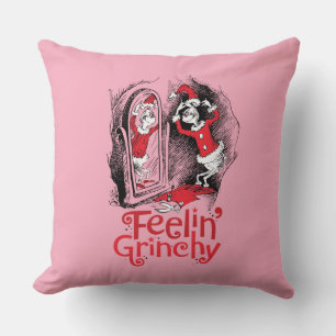 Coussin Grille   Sentiment Grinchy