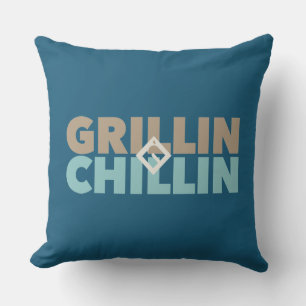 Coussin Grillin' et Chillin'