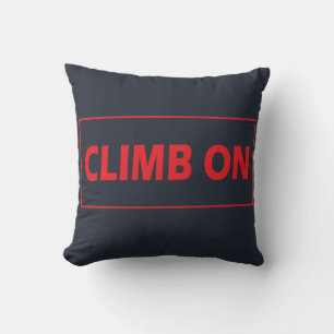 Coussin Grimper sur de l'escalade de rochers