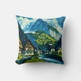 Coussin Grindelwald Suisse Art