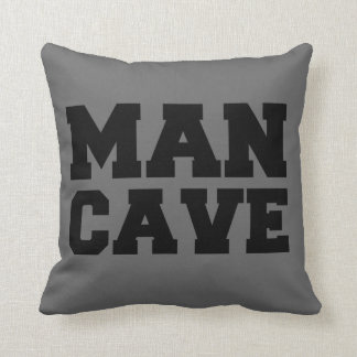Coussin gris de caverne d'homme