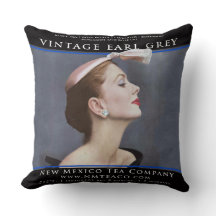 Coussin gris de comte vintage