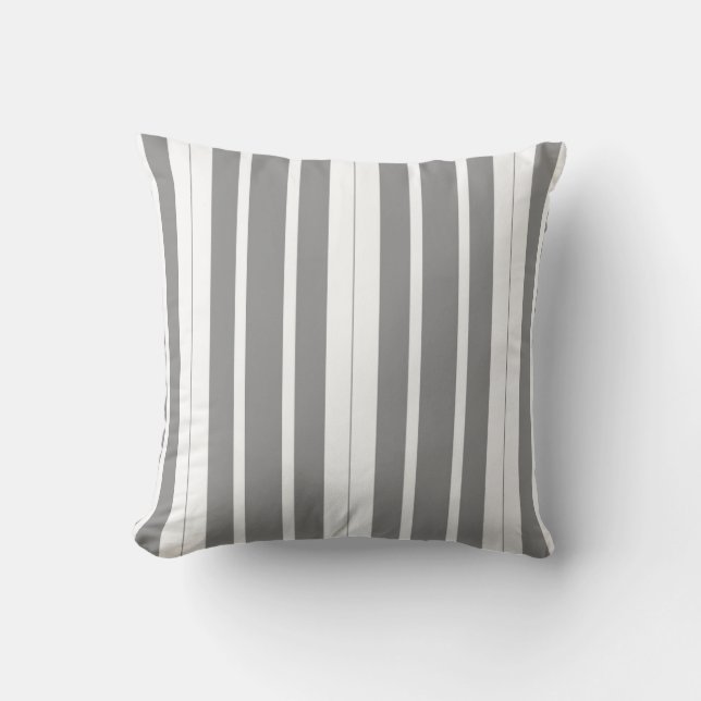Coussin Gris et blanc (Recto)