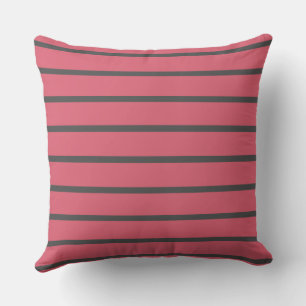 Coussin Gris et rose