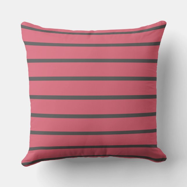 Coussin Gris et rose (Verso)