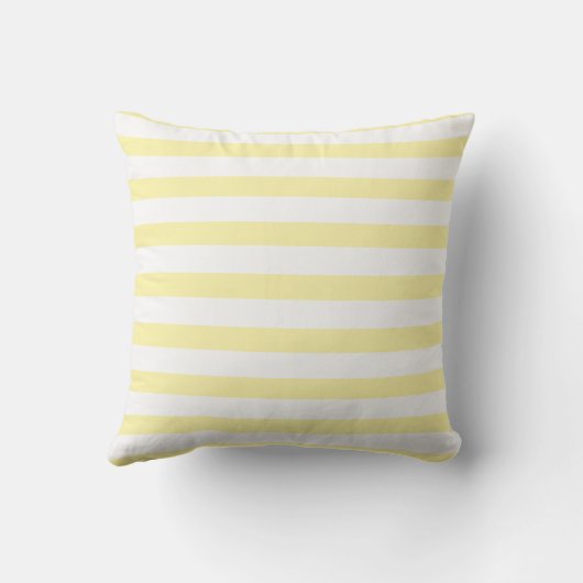 Coussin Gris Jaune Rayé Elephant Bébé Statistiques Nursery (Verso)