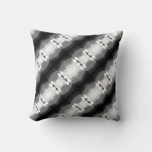 Coussin Gris noir blanc incliné Méditerranée Mosaïque Rang