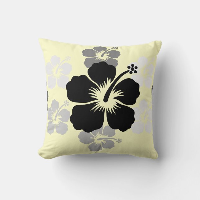 Coussin gris noir de MoJo d'Américain de jaune de (Recto)
