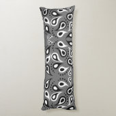 coussin gris paisley (Dos (Vertical))
