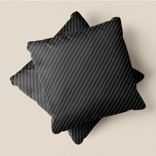 Coussin Gris Sur Gris Gris Grillé Simple & Chic Accent
