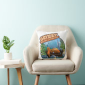 Coussin grizzli et lemming (Chaise)