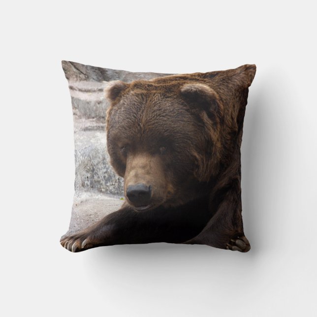 Coussin grizzly-bear-016 (Recto)
