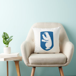 Coussin Groenland blason armoiries pays symbole emblème dr