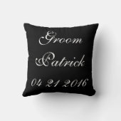 Coussin Groom | MARIAGE (Verso)