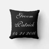 Coussin Groom | MARIAGE (Recto)