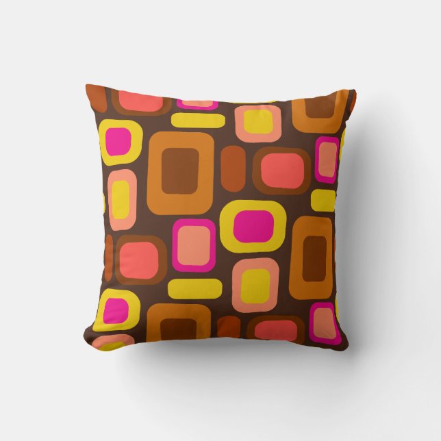 Coussin Groovy Seventies Retro Lounge Revival (Recto)