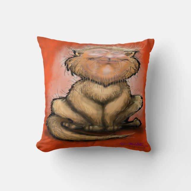 Coussin Gros Chat Trump (Recto)