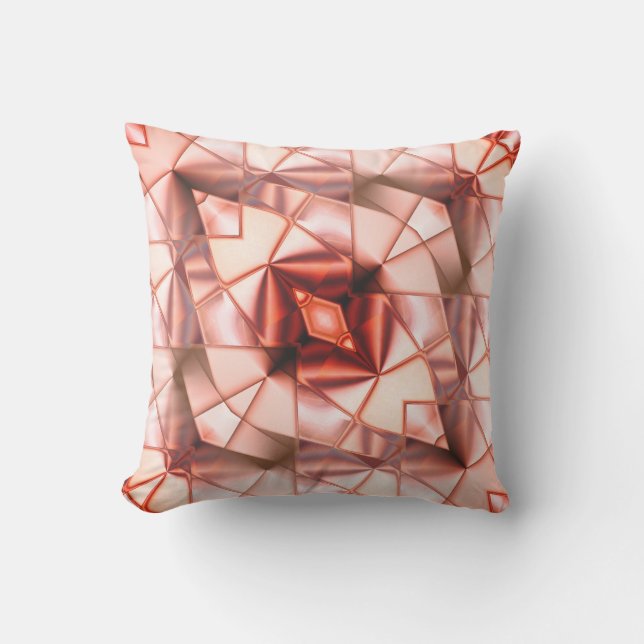 Coussin Gros "fleurs de perles", dessin virtuel bizarre (Recto)