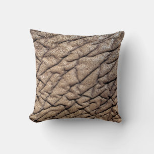 Coussin Gros plan sur la peau d'un éléphant d'Afrique