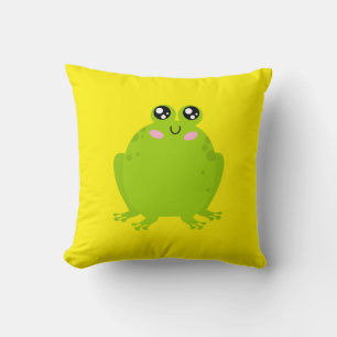 Coussin Grosse grenouille mignonne