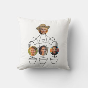 Coussin Grossesse grand-mère petits enfants Photos
