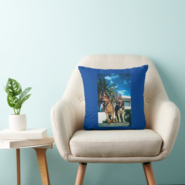 Coussin groupe german shepherd (Chaise)