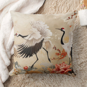 Coussin Grue chinoise