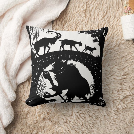 Coussin Gruff de trois chèvres Billy (Couverture)