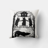 Coussin Gruff de trois chèvres Billy (Verso)