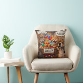 Coussin Grumpy cat pillow, cute apology gift cushion (Chaise)