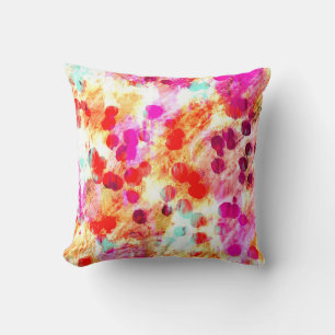 Coussin Grunge couleur point texture arrière - plan