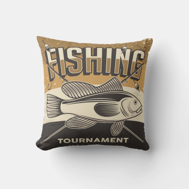 Coussin Grunge Fishing (Recto)
