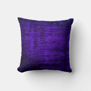 Coussin Grunge Purple Paint Art abstrait