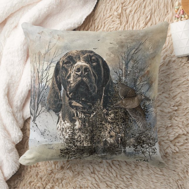 Coussin GSP, pointeur allemand à courte portée (Couverture)