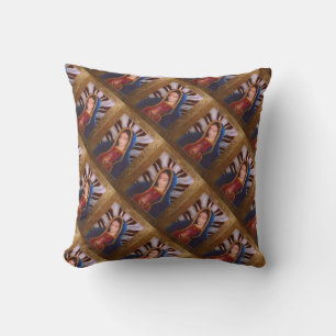 Coussin Guadalupe Bleu et Or