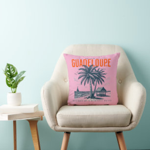 Coussin Guadeloupe 971: Souvenirs Tropicales 