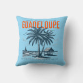 Coussin Guadeloupe 971: Souvenirs Tropicales (Verso)