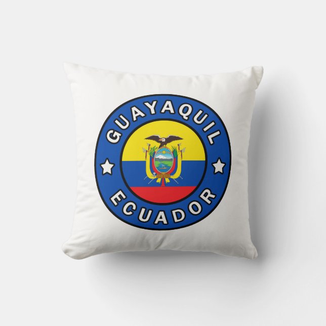 Coussin Guayaquil Equateur (Recto)