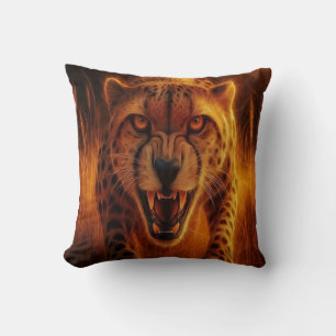 Coussin Guépard chasseur