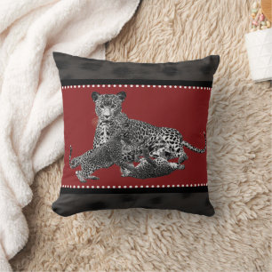 Coussin Guépard et ses petits