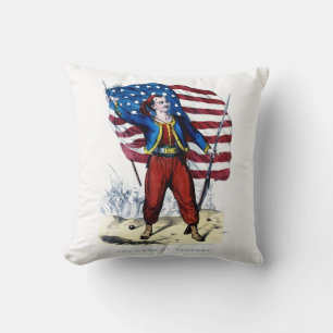 Coussin Guerre civile New York Zouaves