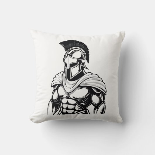 Coussin guerrier spartiate (Recto)