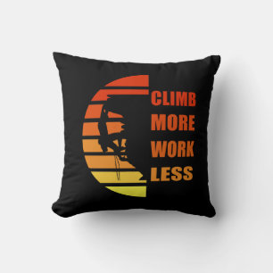 Coussin Guillemets d'escalade rock motivationnel