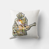 Coussin Guitar Blues Man - Sentez-le (Verso)