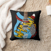 Coussin Guitare de Whaam d'art de bruit de mod (Couverture)