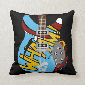 Coussin Guitare de Whaam d'art de bruit de mod