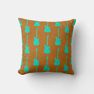 Coussin Guitare électrique classique grunge à pois toxique
