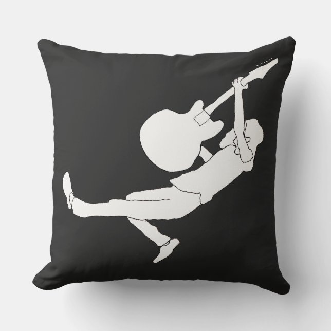 Coussin Guitare Rock Classique (Recto)