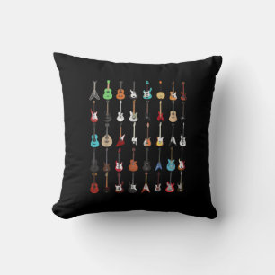Coussin Guitariste Guitare instrument de musique Rock et R